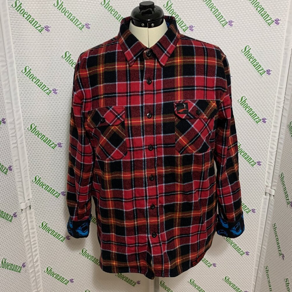 Middle Of Beyond Flannel Shirt Suspiria MOB Plaid Know About Witches Mens XL
